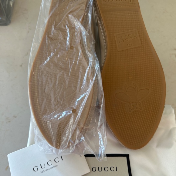 New in Box Gucci Espadrilles-Canvas-EU 38 - Picture 2 of 6